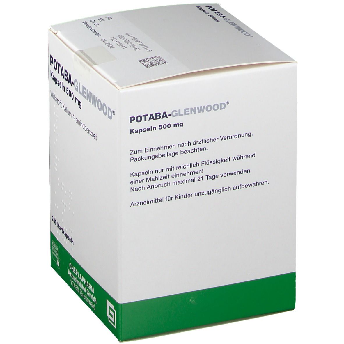 Potaba Glenwood Tablets 500Mg - Grade: Aa