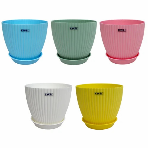 Round Plastic Flower Pot By Kwel Corporation