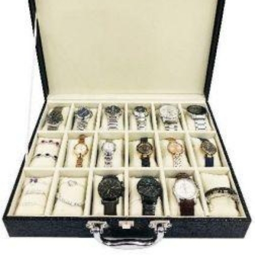 12 Slot Watch Displays Box Case