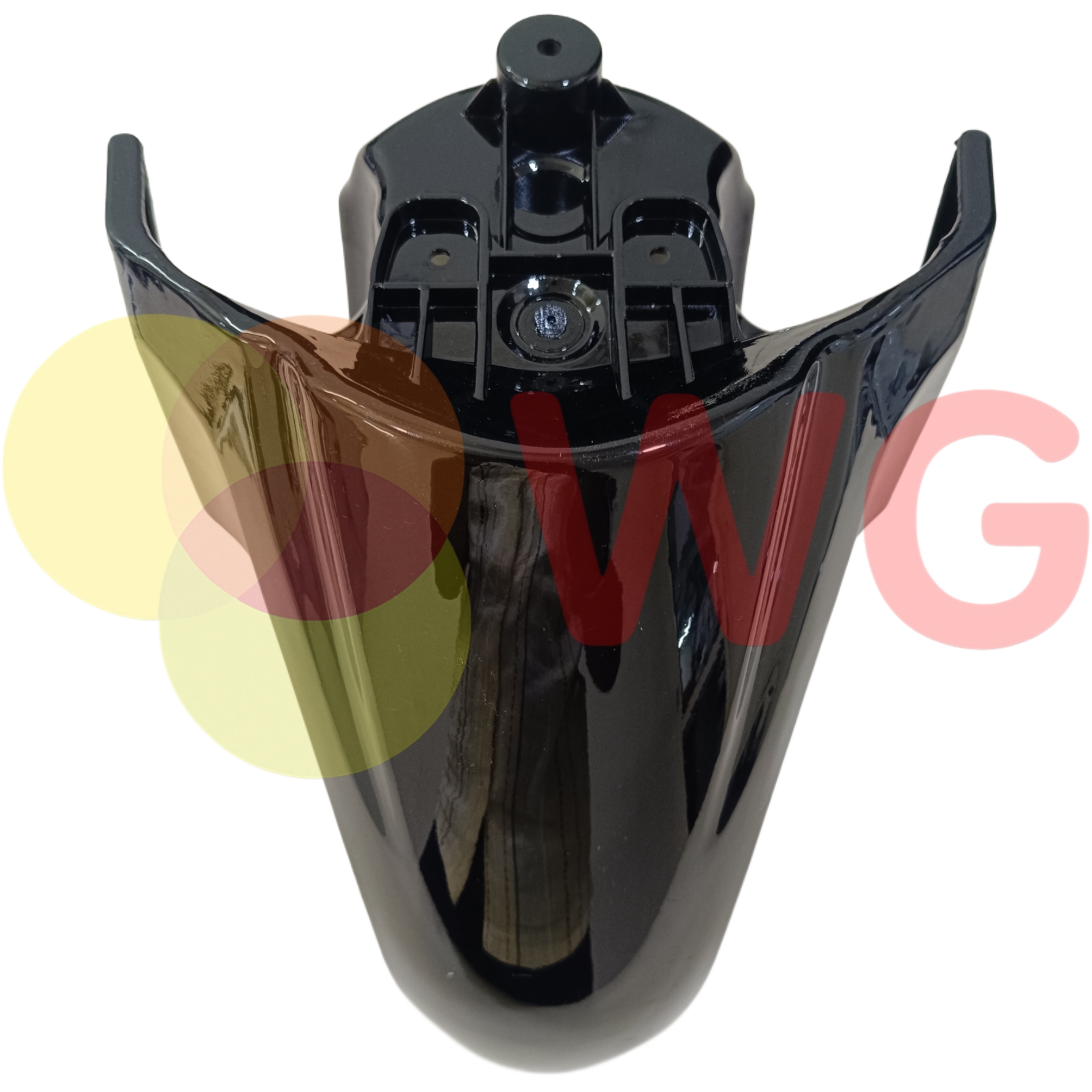 Black Paint Black Amp. Magnus E-Scooty Front Mudguard