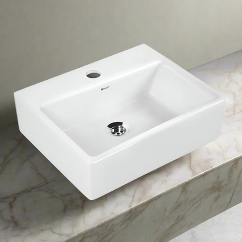 Ceramic Table Top Wash Basin - Color: Pink