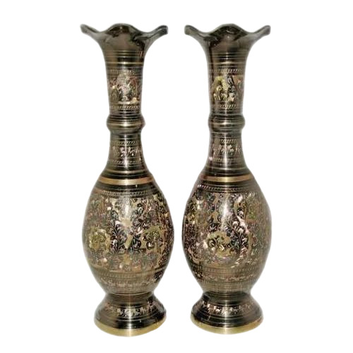 Decorative Brass Flower Vase