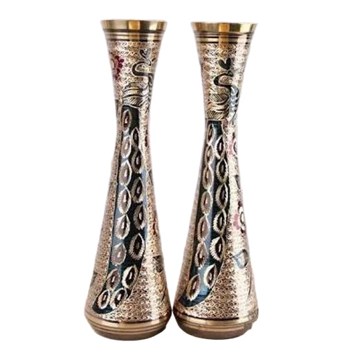 Fancy Brass Flower Vase