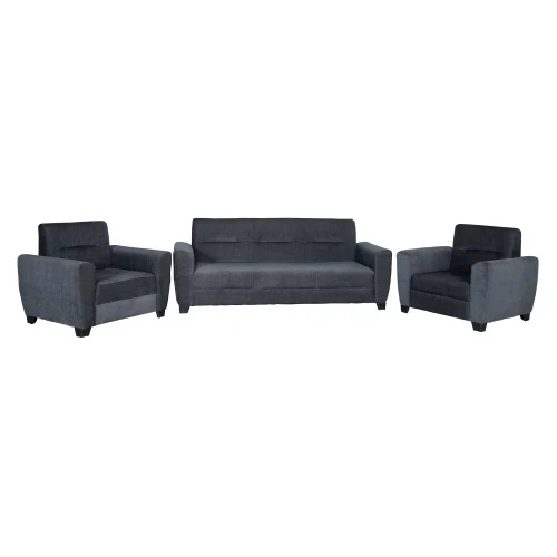 Grey Rexin Sofa Set