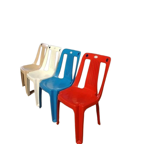 High Back Plastic Armless Chair