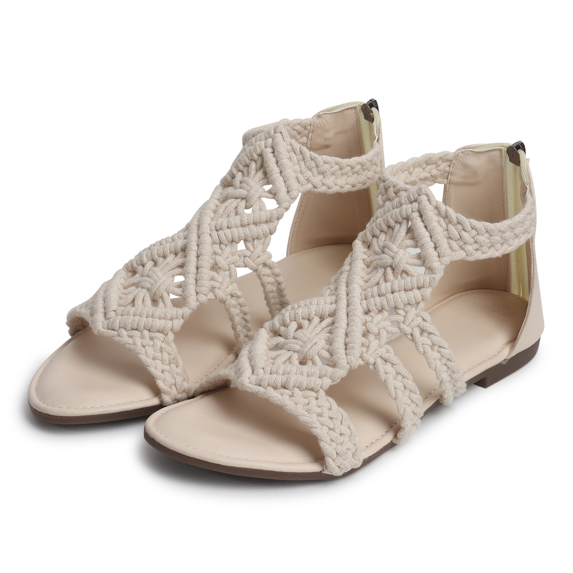 Ladies Elegant Macrame Footwear