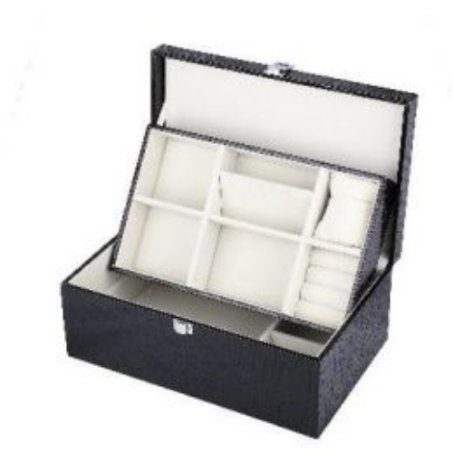 Women Double Layer Jewellery Box