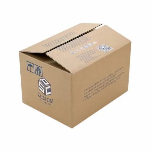 3 Ply Printed Corrugated Box By Shivay Packaging