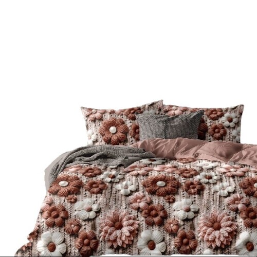 7D Digital Print Bedsheet - Color: Comes In Various Colors