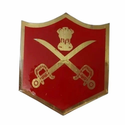 Brass Army Badge
