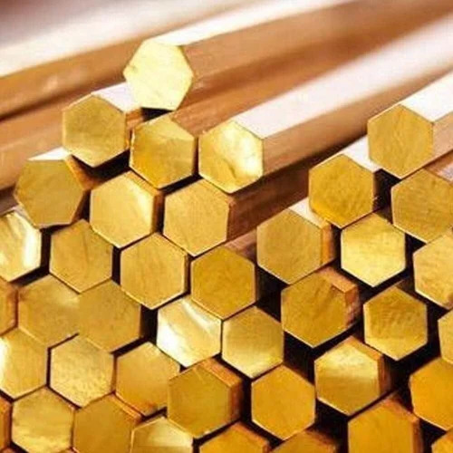 Brass Hex Rod - Color: Golden