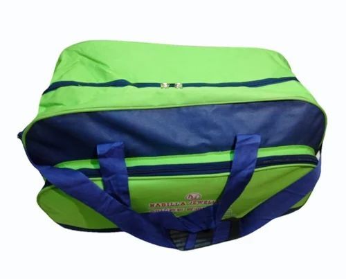 Green Polyester Travel Bag