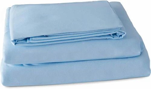 Hospital Plain Bed Sheet - Color: Blue