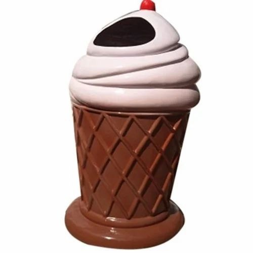 Ice Cream Frp Garbage Bin