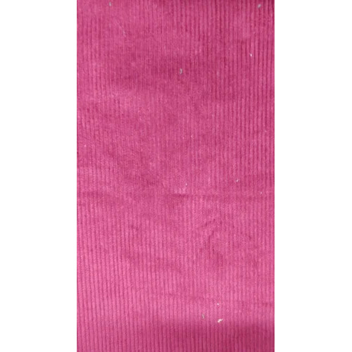 Pink Corduroy Suiting Fabric 200 GSM