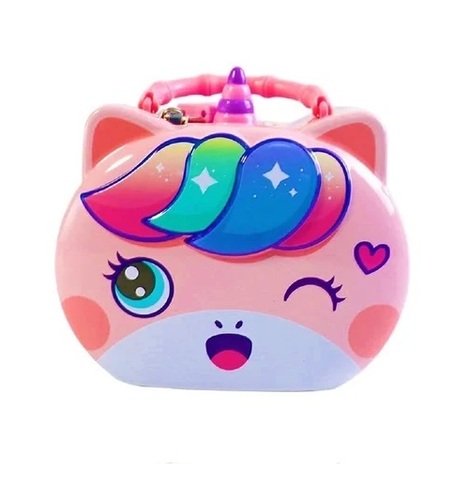 Unicorn Piggy Bank with Security Lock & Keys for Kids