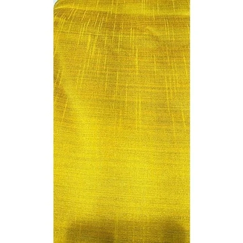 Poly Silk Plain Fabric - Color: Yellow