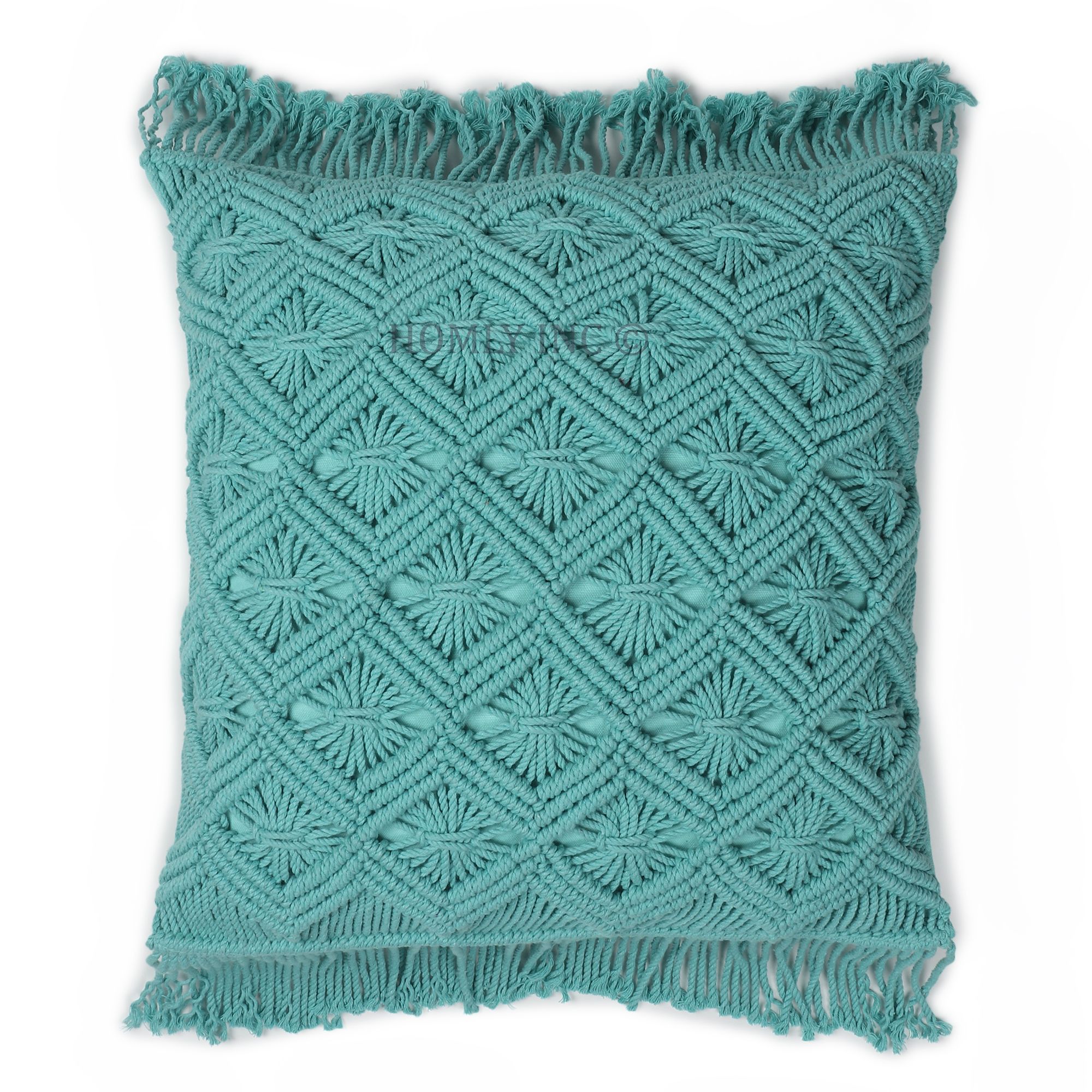 Soft Green Handmade Cushion Cover