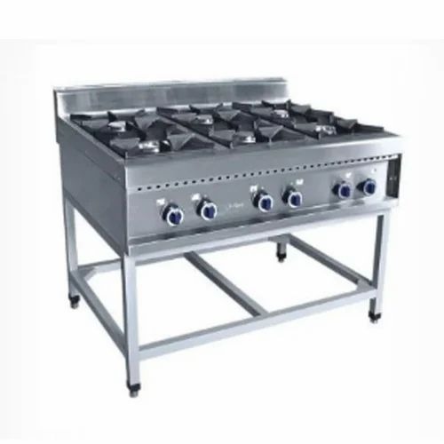 Ss Six Burner Range