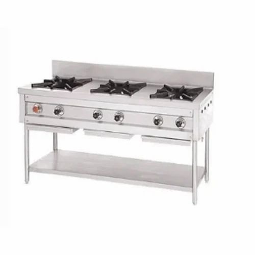 Ss Three Burner Range