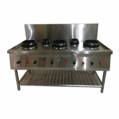 Three Main Two Stock Chinese Burner Range