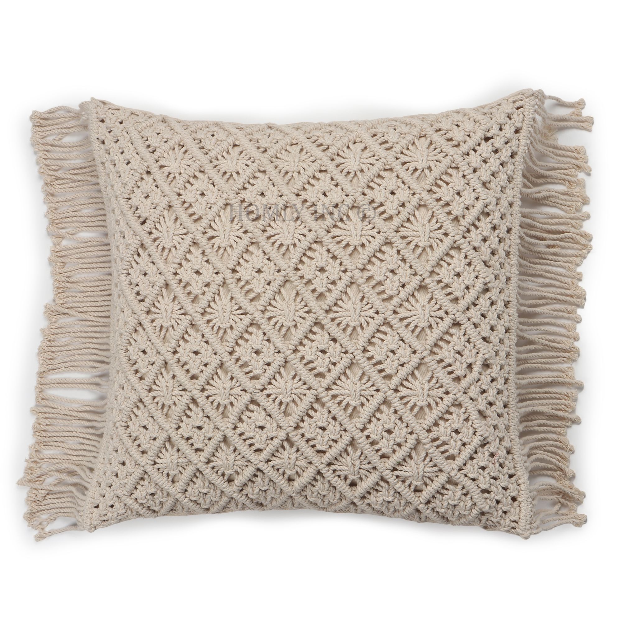 White Cushion Cover - Material: 100% Cotton