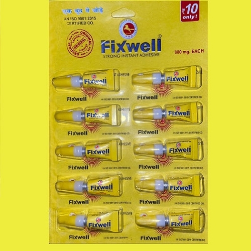 800mg Yellow Instant Adhesive - Liquid, 99% Purity, 12 Months Shelf Life, Strong Adhesive Strength