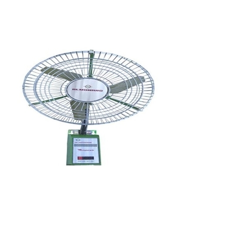 Almonard Air Circular Wall Fan - White, 3 Blades, 220V | Energy Efficient, High Airflow, Silent Operation, Adjustable Tilt, Durable Blades, Lightweight, Wall Mountable, Corrosion Resistant, Easy Installation, Long Lifespan