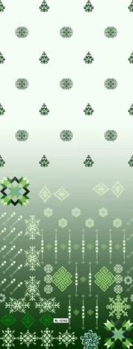 Daman Digital Print Gaji Silk Kurta Fabric