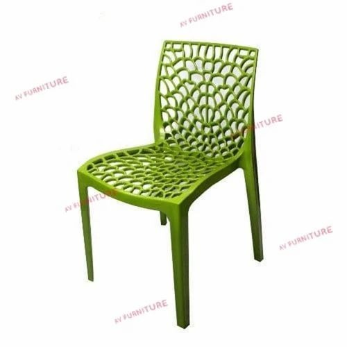Green Plastic Web Chair