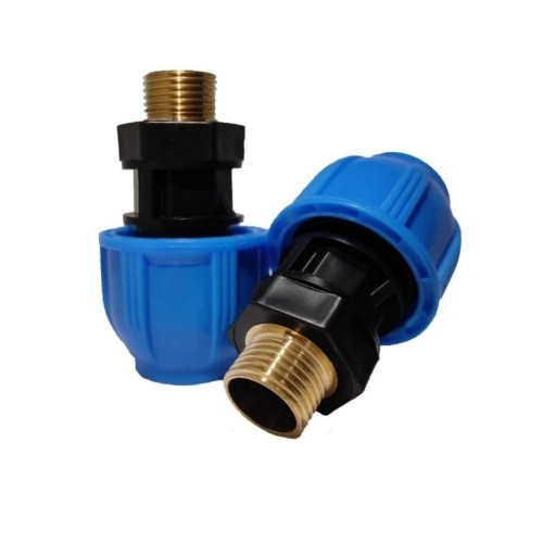 Pp Compression Ss Insert Male Elbow