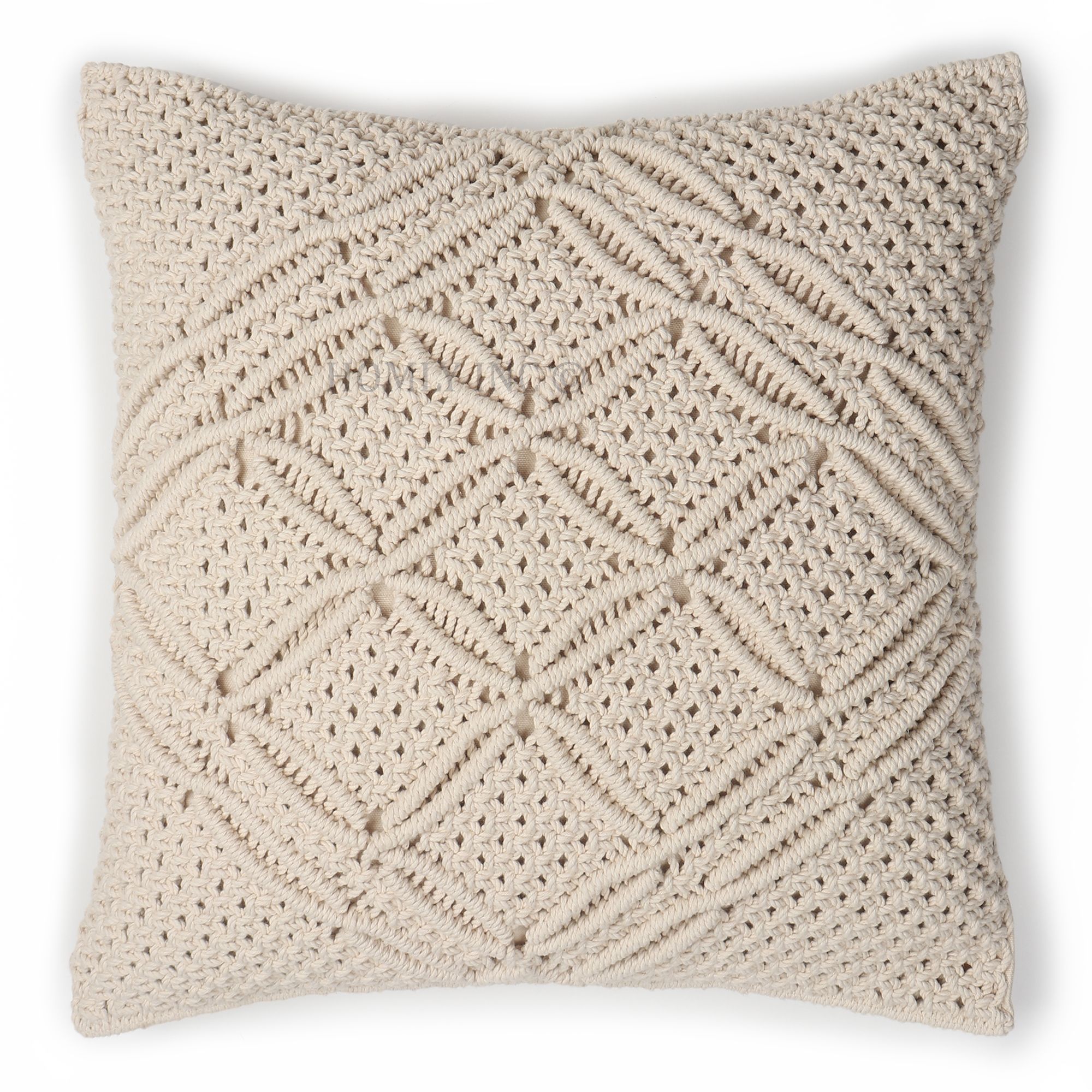 White Cushion Case Cover - Material: 100% Cotton