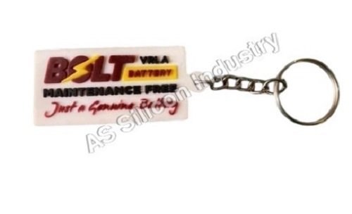 5inch Silicone Rubber Keychain