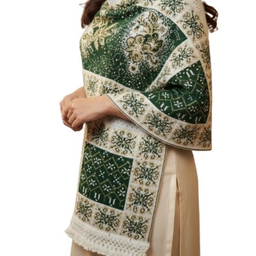 Knit Jari Shawl - Color: Various Colors Are Available