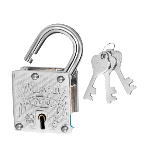 Silver Color Square Padlock