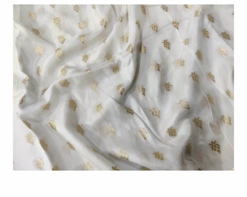 White Jacquard All Over Fabrics
