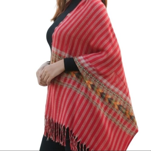 Women Shawl - Color: Red