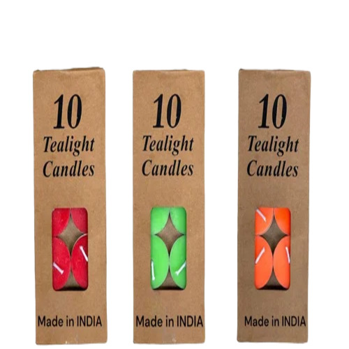 Colourful Tea Light Candles