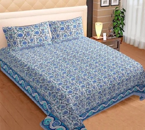 Cotton Printed Double Bed Sheet