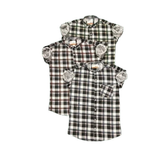 Large Men Premium Cotton Check Shirts