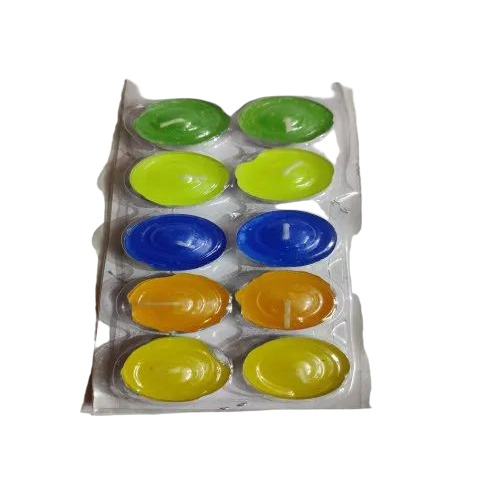 Multicolor Round Candle
