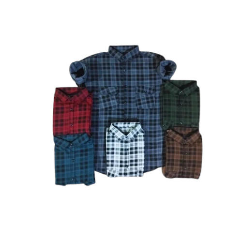 Oxford Double Pocket Checks Shirts