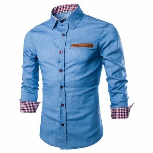 Plain Mens Cotton Shirt