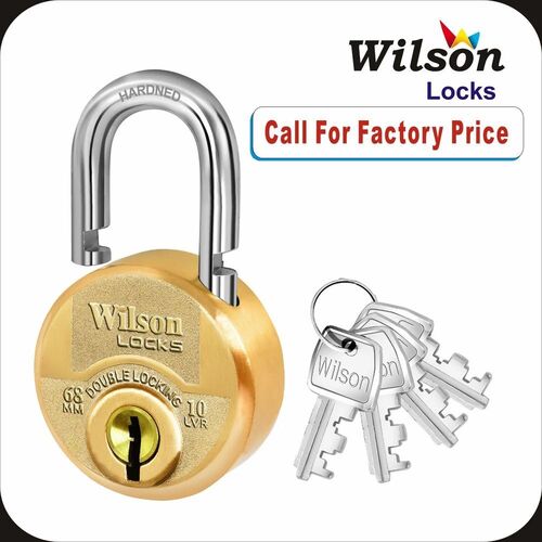 Golden Wilson Round Padlock