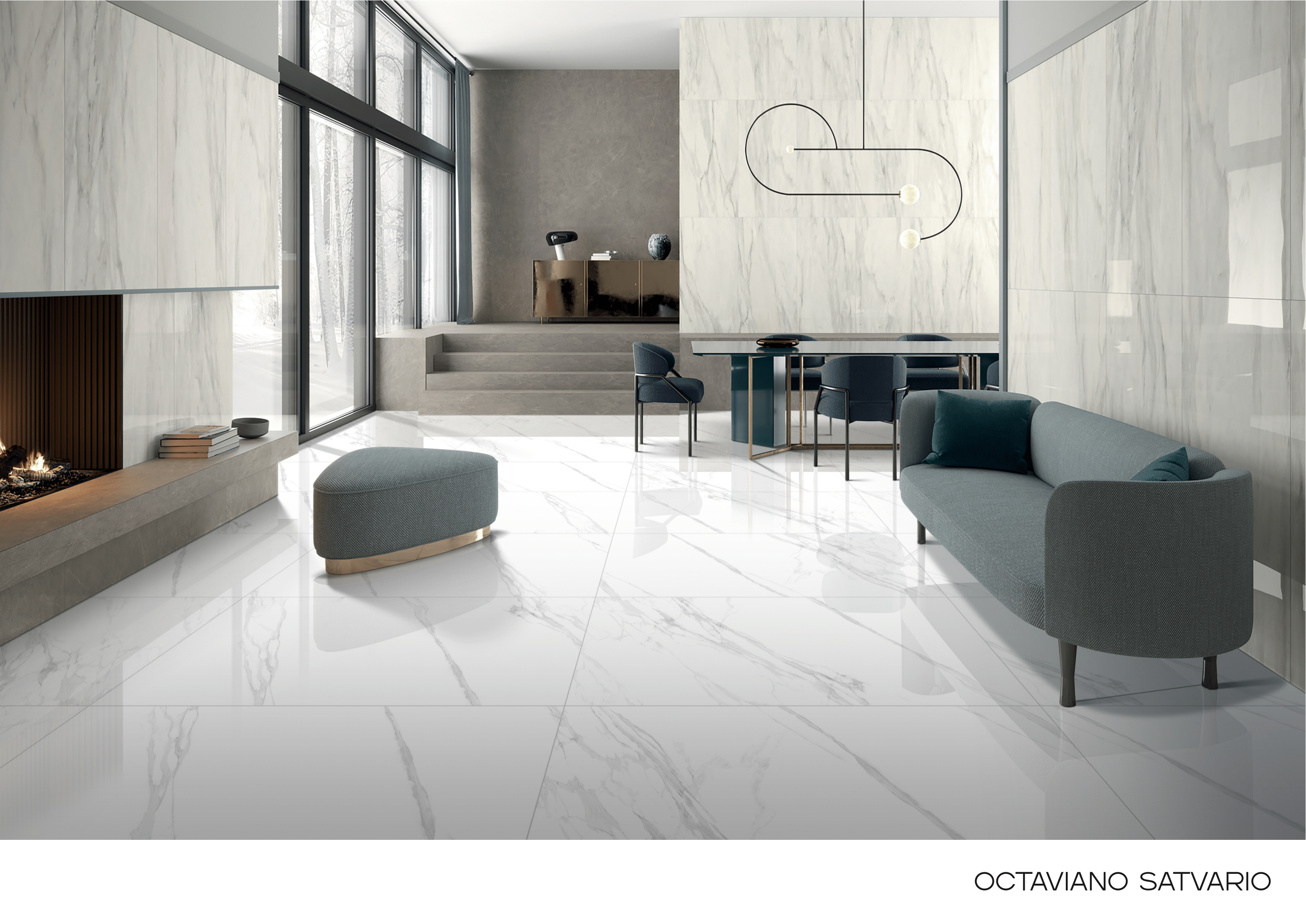Octaviano Satvario Porcelain Tile - Feature: Non-Slip