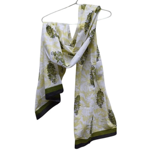 155 GSM Handblock Printed Cotton Stole