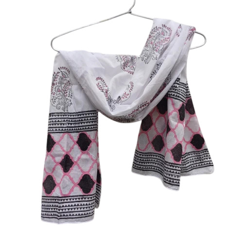 printed cotton stole