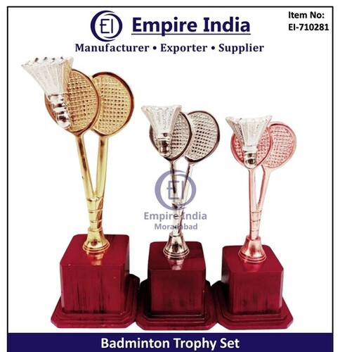 Badminton Trophy Set - Color: All Colors