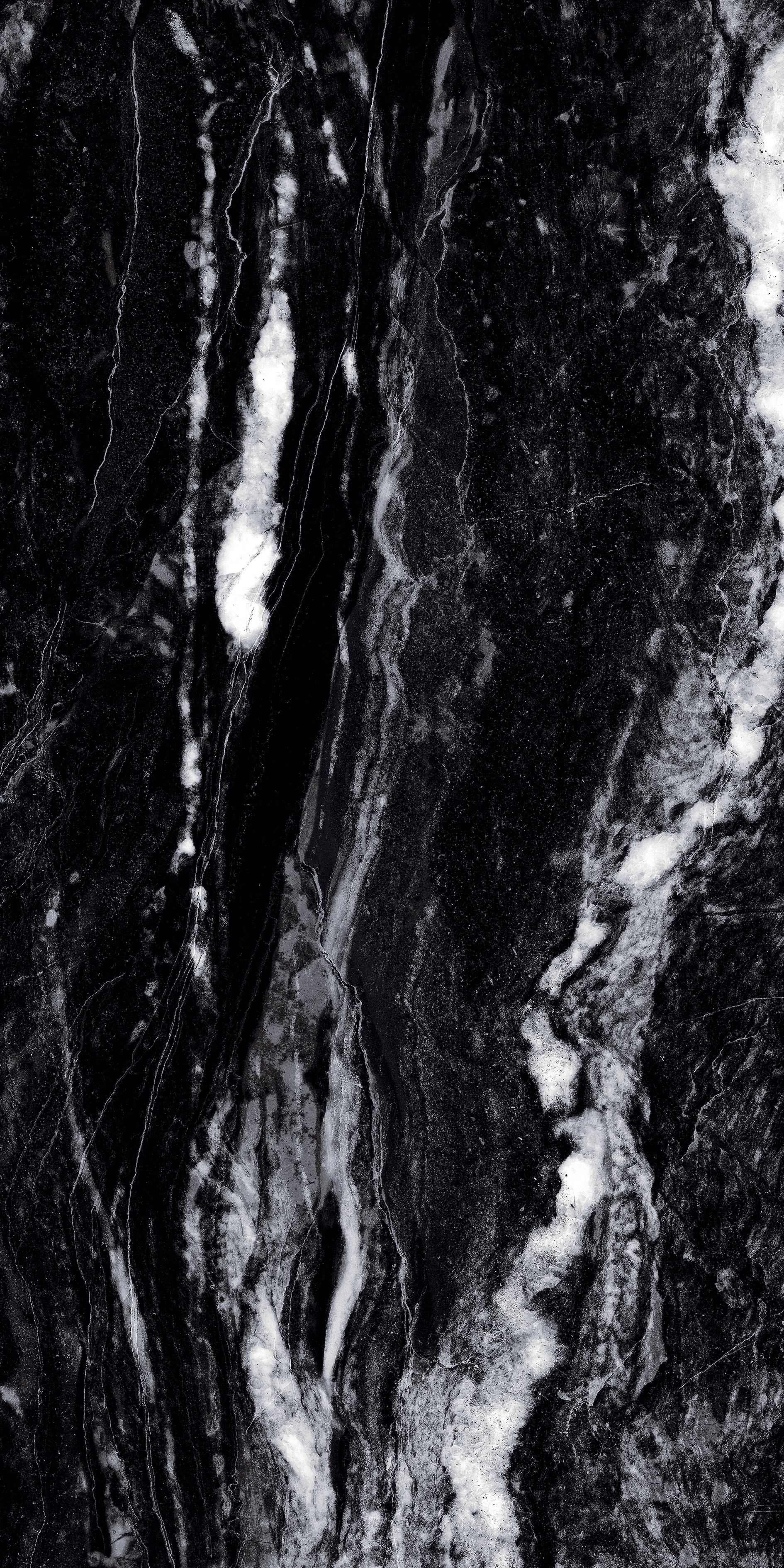 Black & White Glossy Porcelain Tile - Feature: Non-Slip