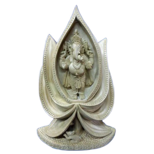 Decorative Wooden Ganesh Statue